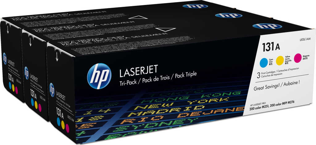 HP 131A Toner cyan&comma; magenta&comma; gelb Original