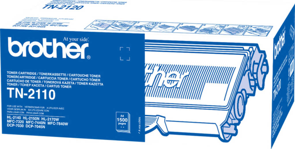 Brother Toner TN-2110 schwarz