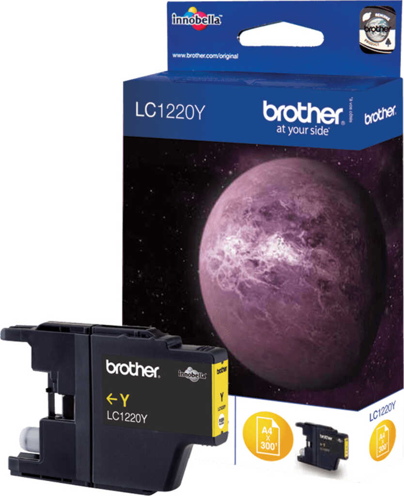 Brother LC1220Y Tinte gelb Original