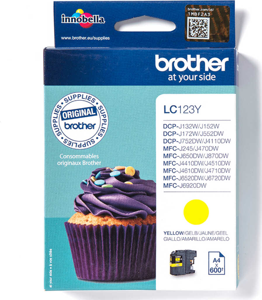 Brother Tinte LC123Y gelb