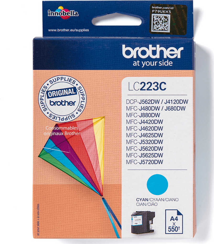 Brother LC223C Tinte cyan