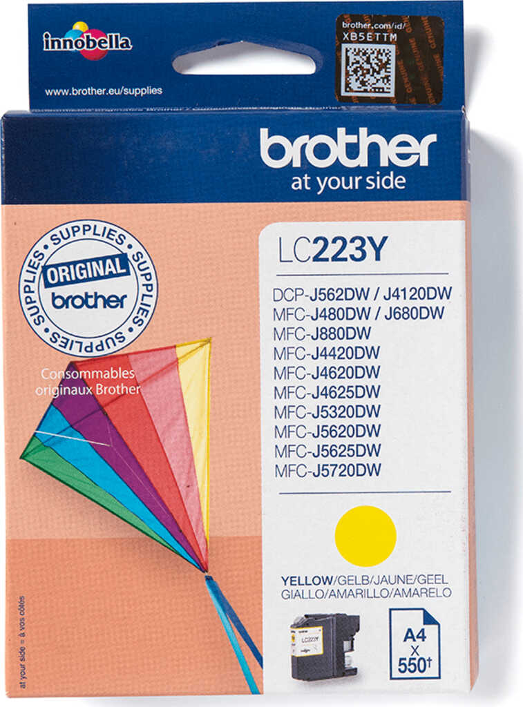 Brother LC223Y Tinte gelb