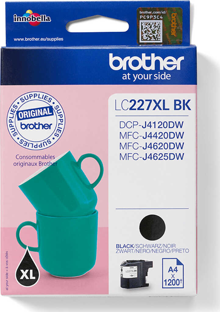 Brother LC-227XL BK Tinte schwarz