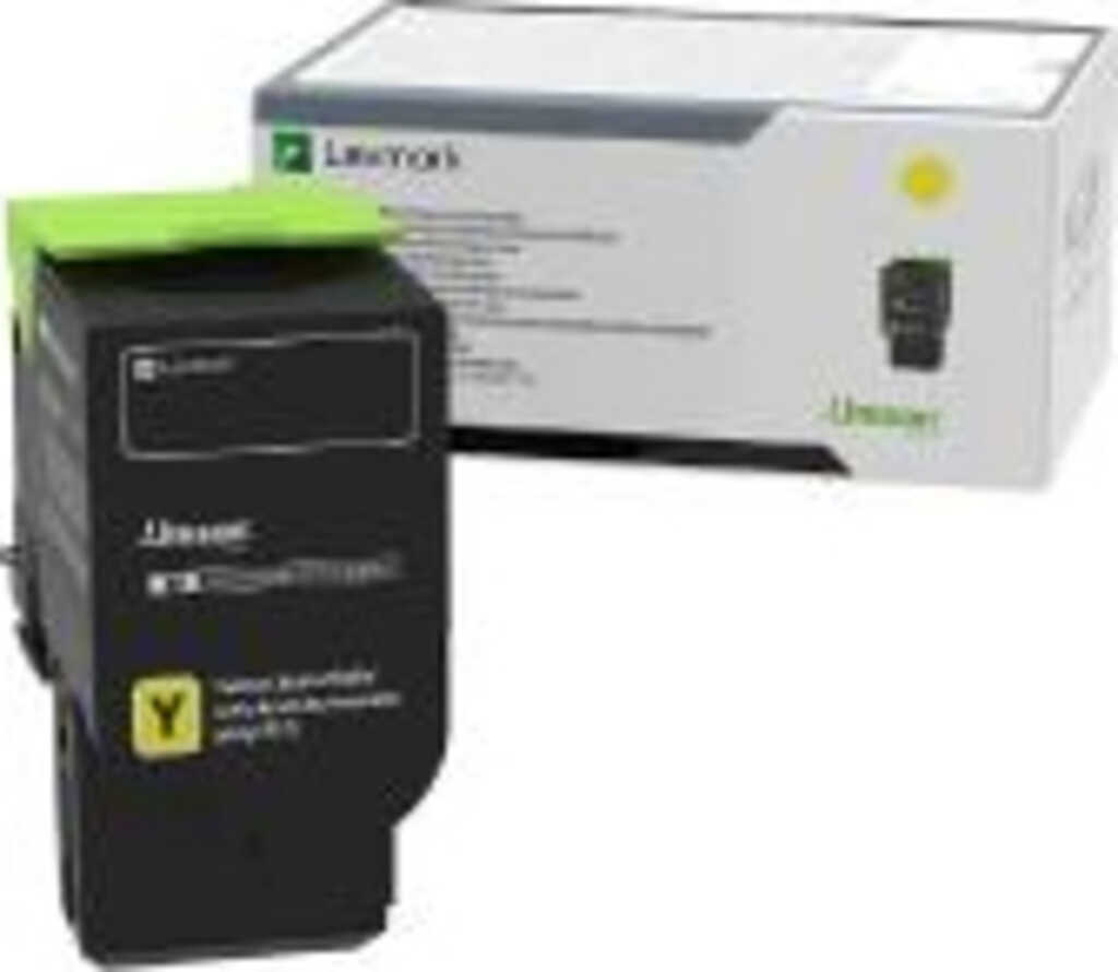 Lexmark Toner 78C0U40 gelb ultra hohe Kapazit&auml;t