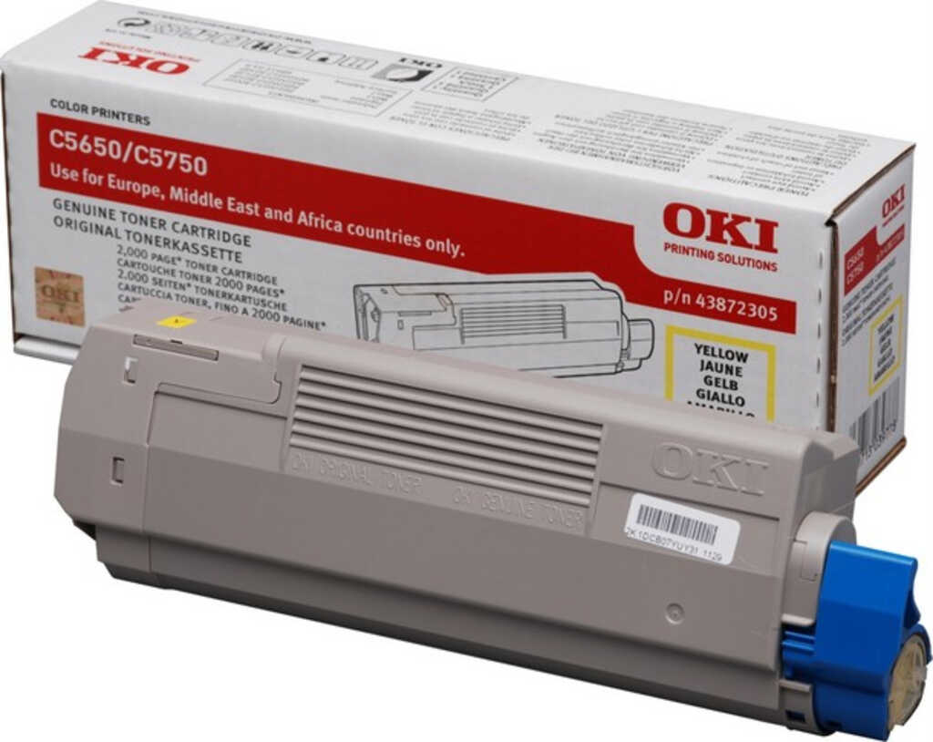 OKI Toner f&uuml;r C5650 gelb