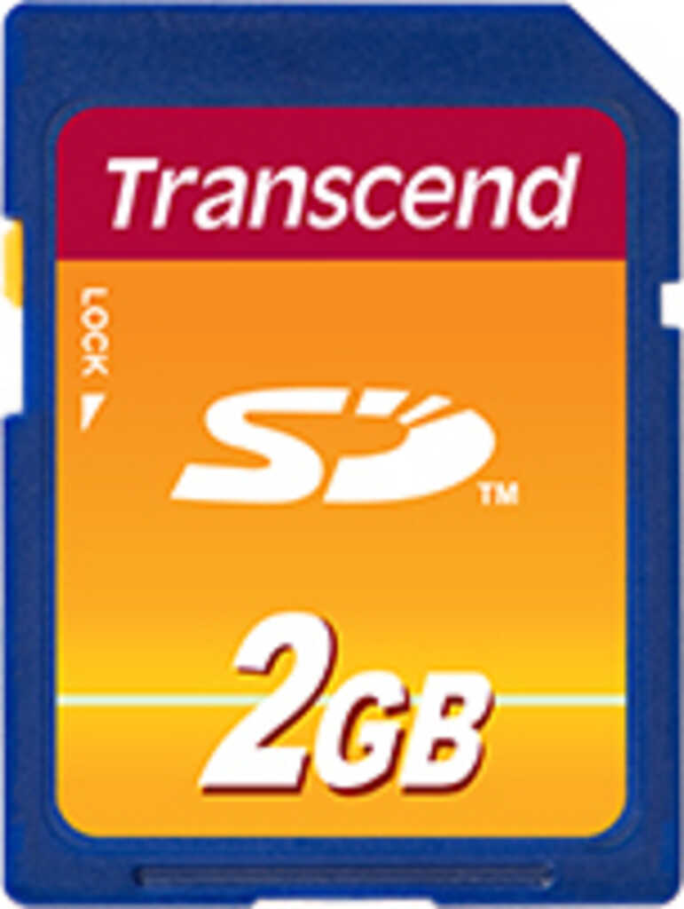 2GB Transcend SD Speicherkarte