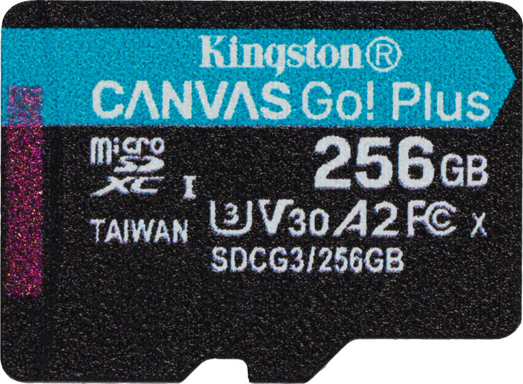256 GB Kingston Canvas Go&excl; Plus microSDXC Speicherkarte&comma;