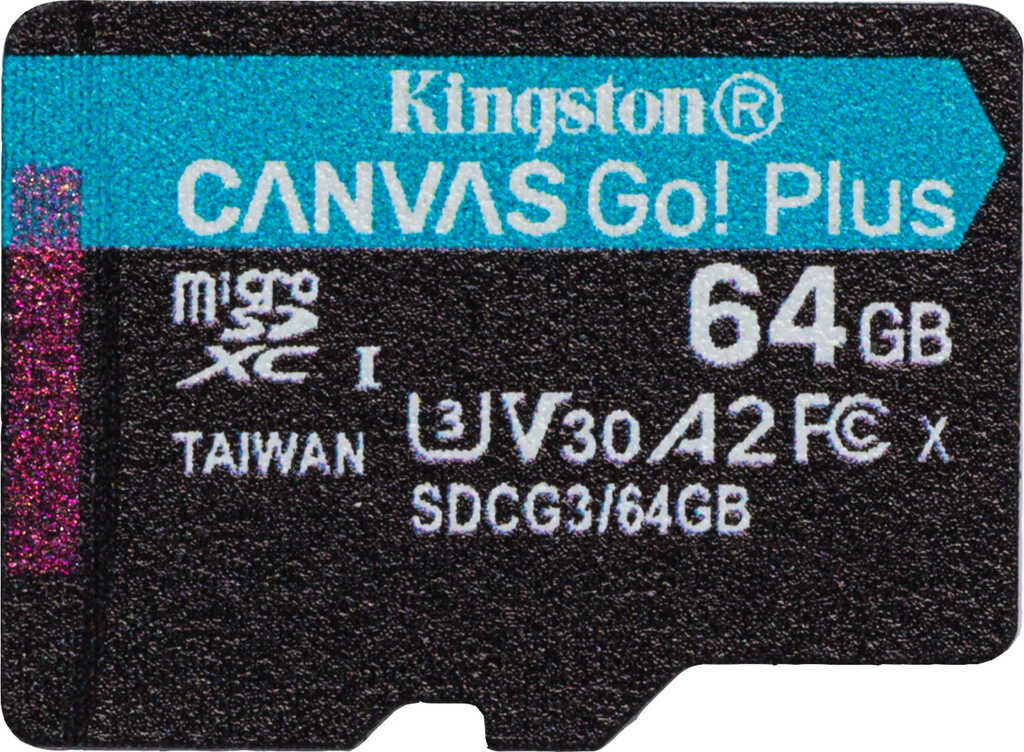 64 GB Kingston Canvas Go&excl; Plus microSDXC Speicherkarte&comma;