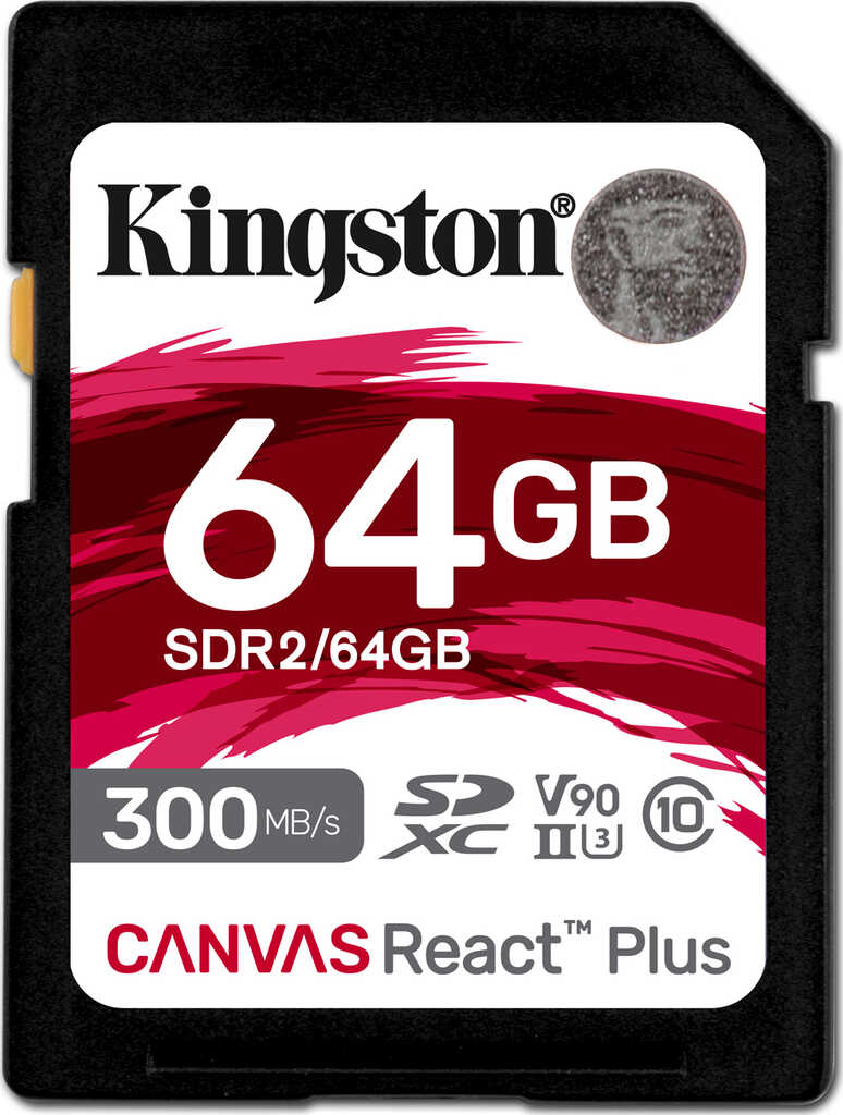 64 GB Kingston Canvas React Plus SDXC Speicherkarte&comma;