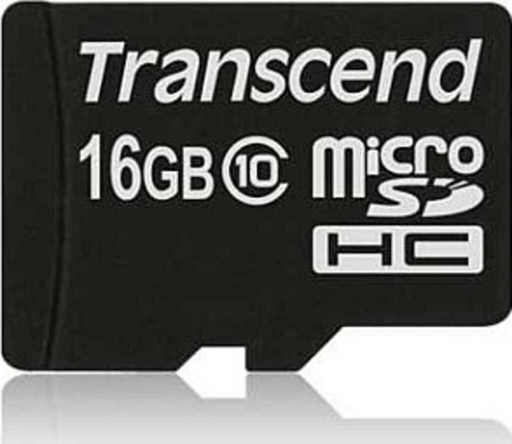 16GB Transcend Premium Class10 microSDHC Speicherkarte