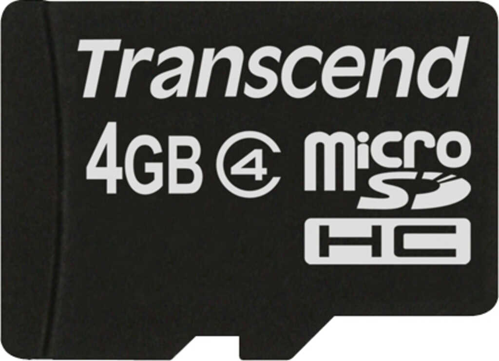 4GB Transcend Class4 microSDHC Speicherkarte