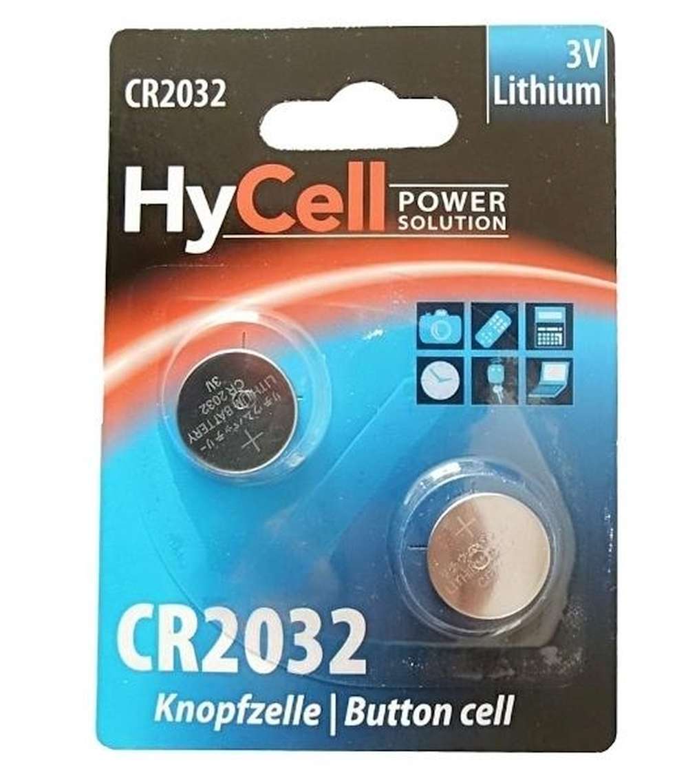 Ansmann HyCell Knopfzelle 3V Lithium CR2032  2er Pack