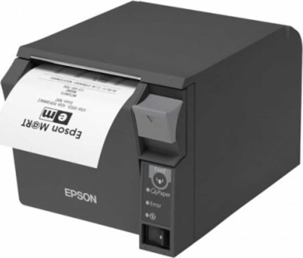 Epson TM-T70II USB&sol;seriell&comma; dunkelgrau&comma; Thermodirekt