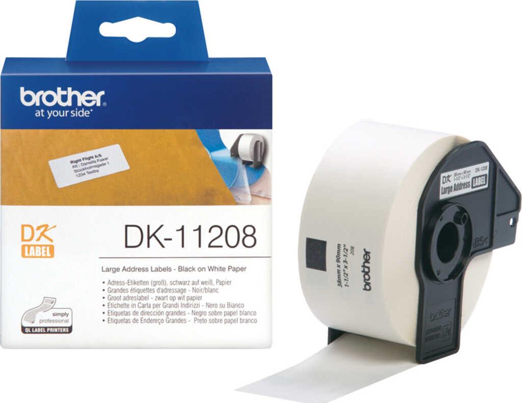 Brother DK-11208 Adressetiketten