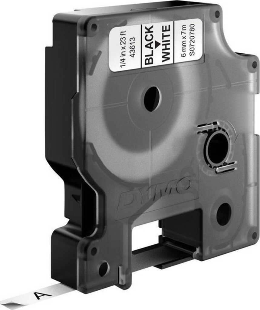 Dymo D1 Schriftband 6 mm x 7 m schwarz