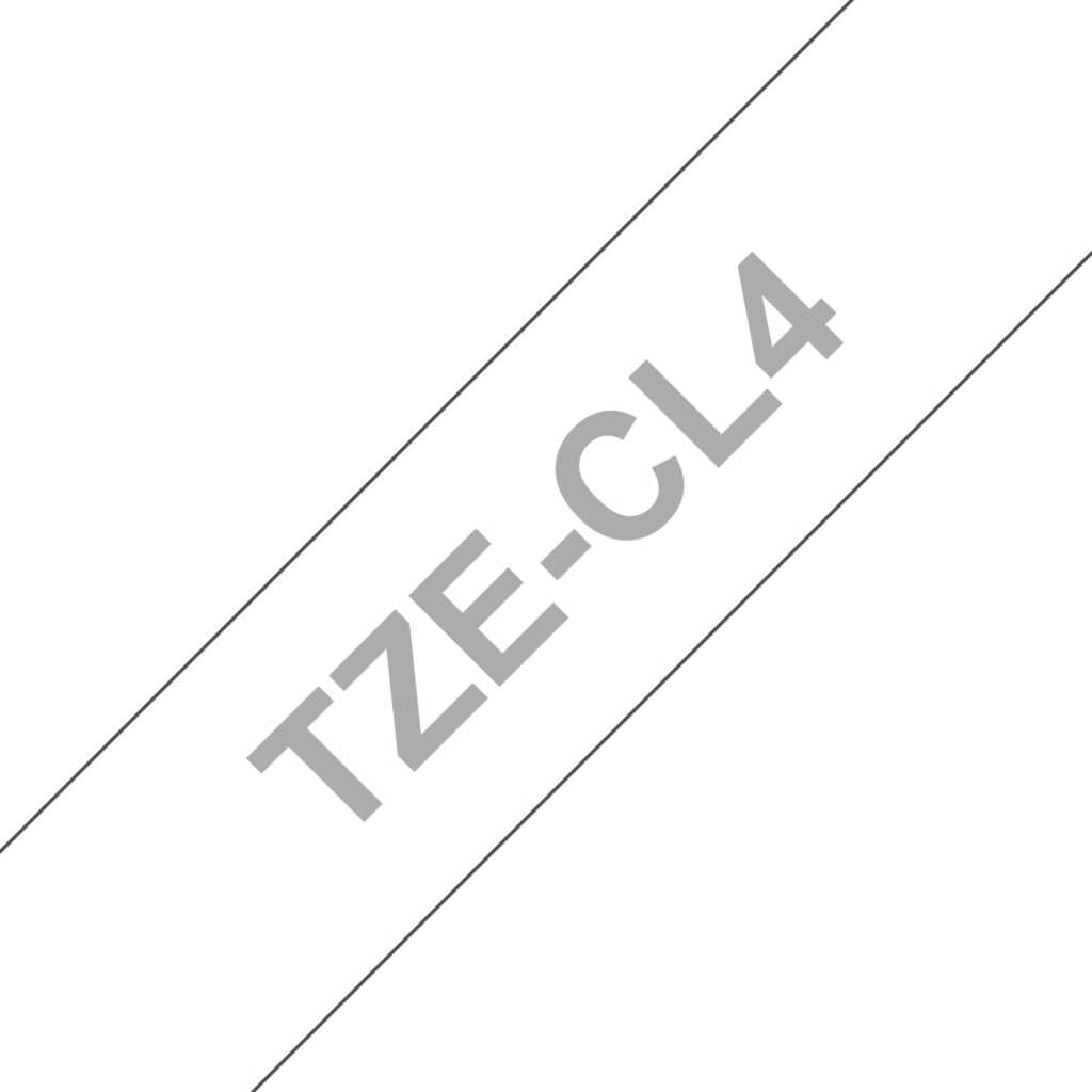 Brother TZe-CL4 18mm&comma; Reinigungsband