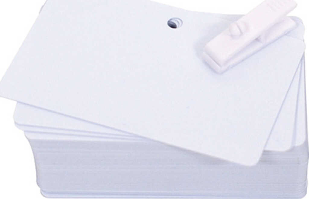 Evolis Bedruckbare Blanko-Plastikkarten&comma; 100er-Pack