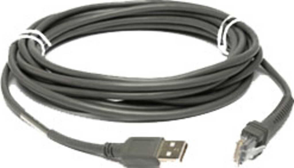 Zebra USB Cable&colon; Series A 4&period;5m USB A M&auml;nnlich M&auml;nnlich Grau USB Kabel
