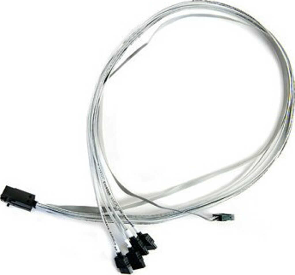 0&period;8m Adaptec I-HDmSAS-4SATA-SB&period;8m&comma; 4-fach HD SAS Kabel
