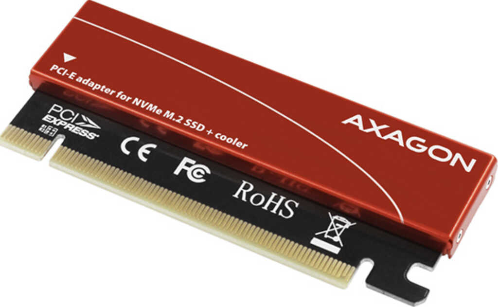 AXAGON PCIe -&gt; M&period;2 PCIe&comma; PCIe 3&period;0 x16