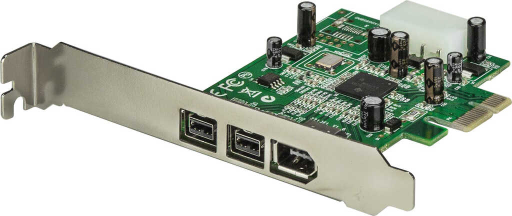 StarTech Adapter&comma; 3x FireWire&comma; PCIe 1&period;1 x1