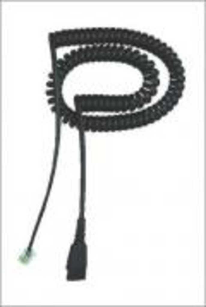 Jabra Adapterkabel&comma; Spiralkabel m&period; Schnelltrennkupplung
