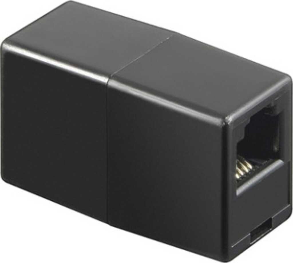 Goobay Telefon Adapter&comma; RJ11&sol;RJ14-Buchse &gt; RJ11&sol;RJ14-Buchse
