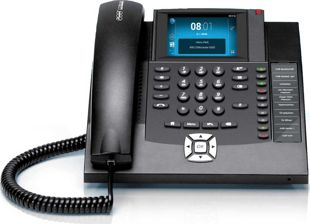 Auerswald COMfortel 1400 IP&comma; Systemtelefon schwarz