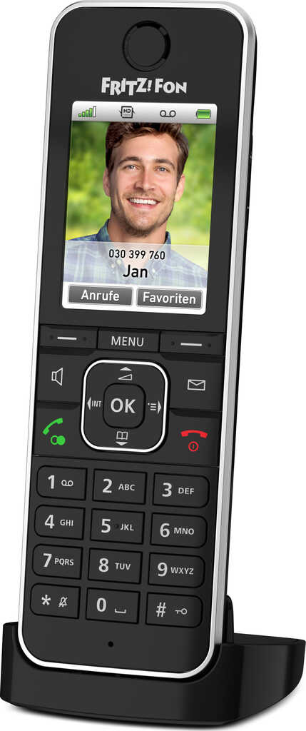 AVM FRITZ&excl;Fon C6 schwarz&comma; DECT Mobilteil