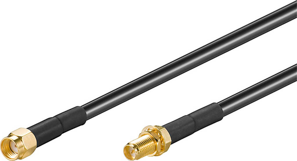 3m goobay WLAN Antennenverl&auml;ngerungskabel
