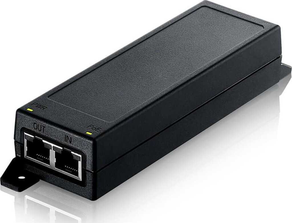 ZyXEL 10G PoE-Injektor&comma; 1x RJ-45&comma; 90W PoE&plus;&plus;