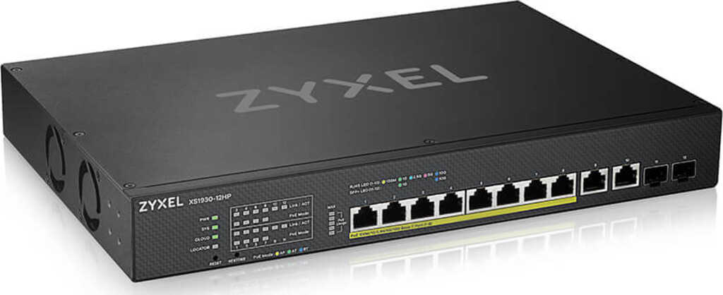ZyXEL XS1930 Desktop 10G Smart Gigabit Switch, 10x
