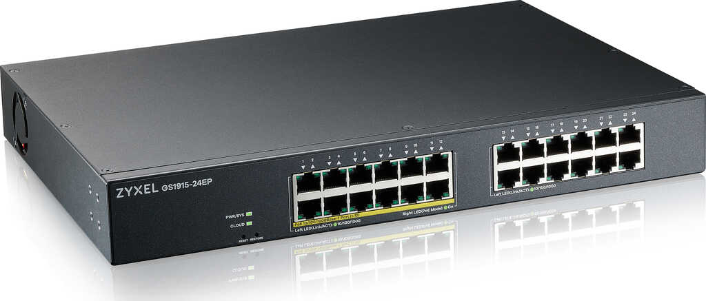 ZyXEL GS1915 Desktop Gigabit Smart Switch&comma; 24x RJ-45&comma;