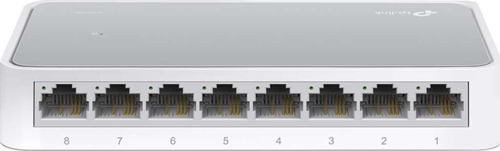 TP-LINK TL-SF1008D&comma; 8-Port-10&sol;100Mbps-Desktop-Switch