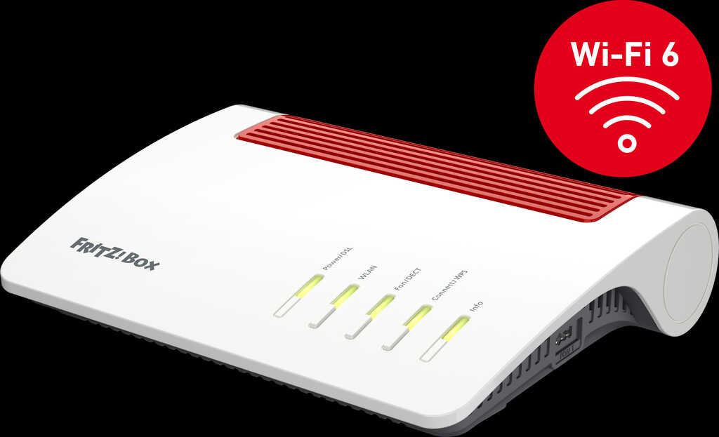 AVM FRITZ&excl;Box 7590 AX ohne ISDN Router&comma; VDSL2&sol;ADSL2&plus;&comma;