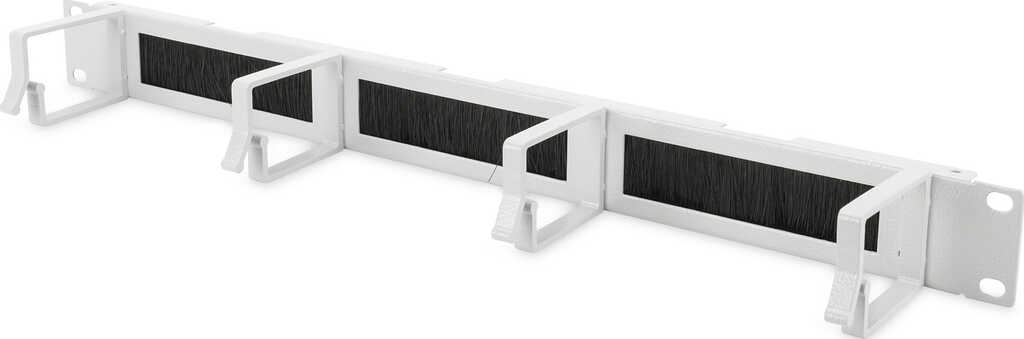 19 Zoll&sol; 1HE Kabelrangierpanel mit B&uuml;rstenleisten