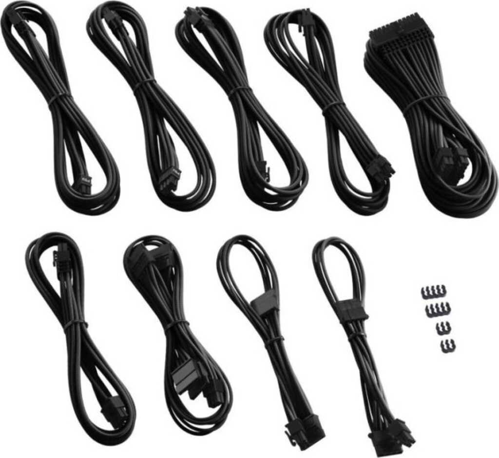CableMod PRO ModMesh C-Series Cable Kit&comma; RMi&comma; RMx&comma; schwarz