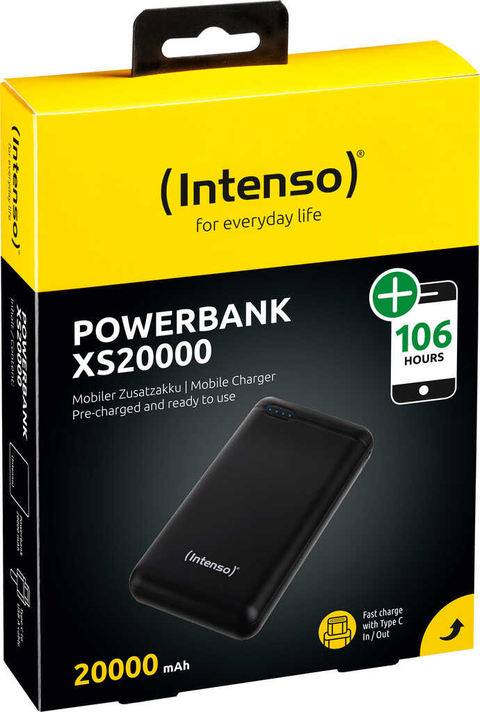 Intenso Powerbank S10000 10000mAh&comma; silber
