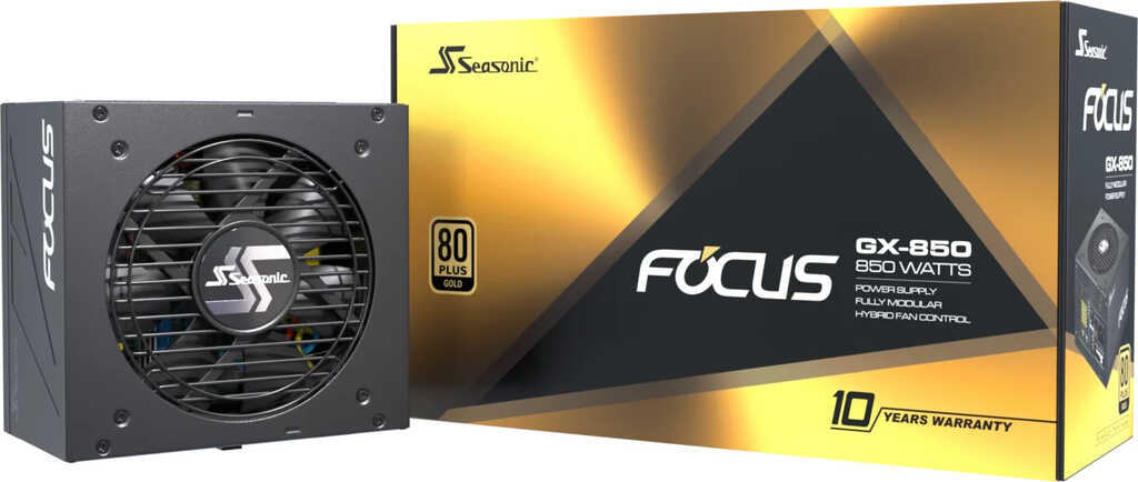 850W Seasonic Focus GX ATX 3 &lpar;2024&rpar; GX-850 ATX 3&period;1 Netzteil