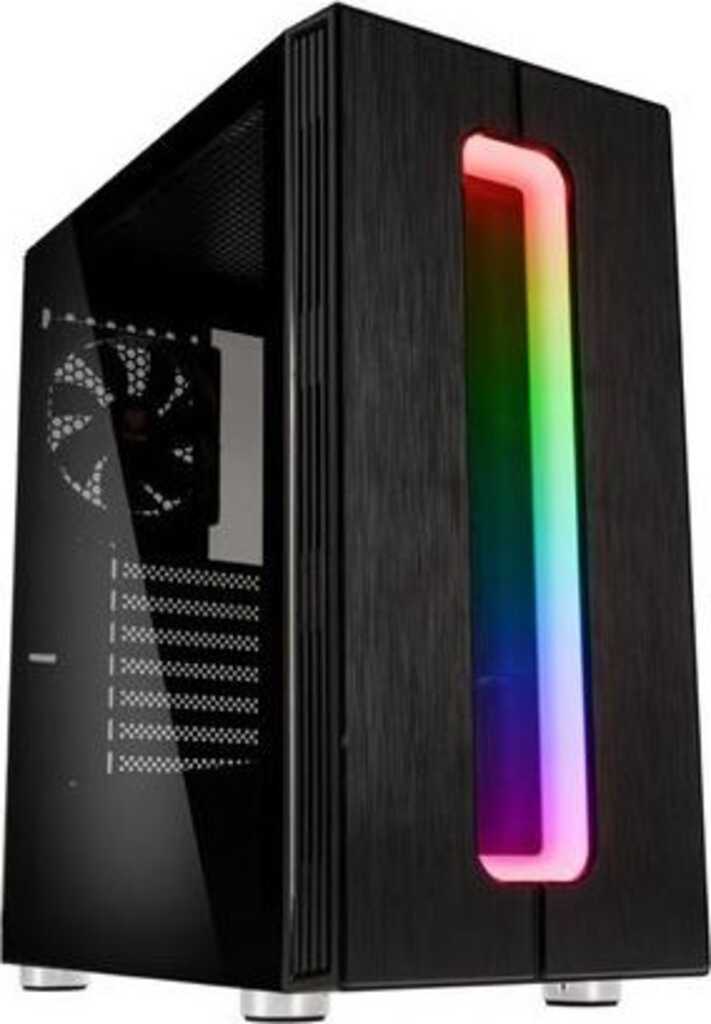 Kolink Nimbus RGB&comma; mit Glasfenster&comma; schwarz ATX-MidiTower