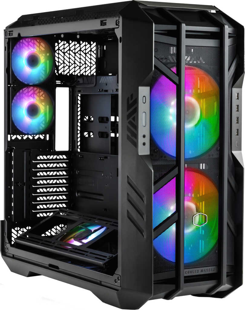 Cooler Master HAF 700&comma; Titanium Grey&comma; grau&comma; Glasfenster