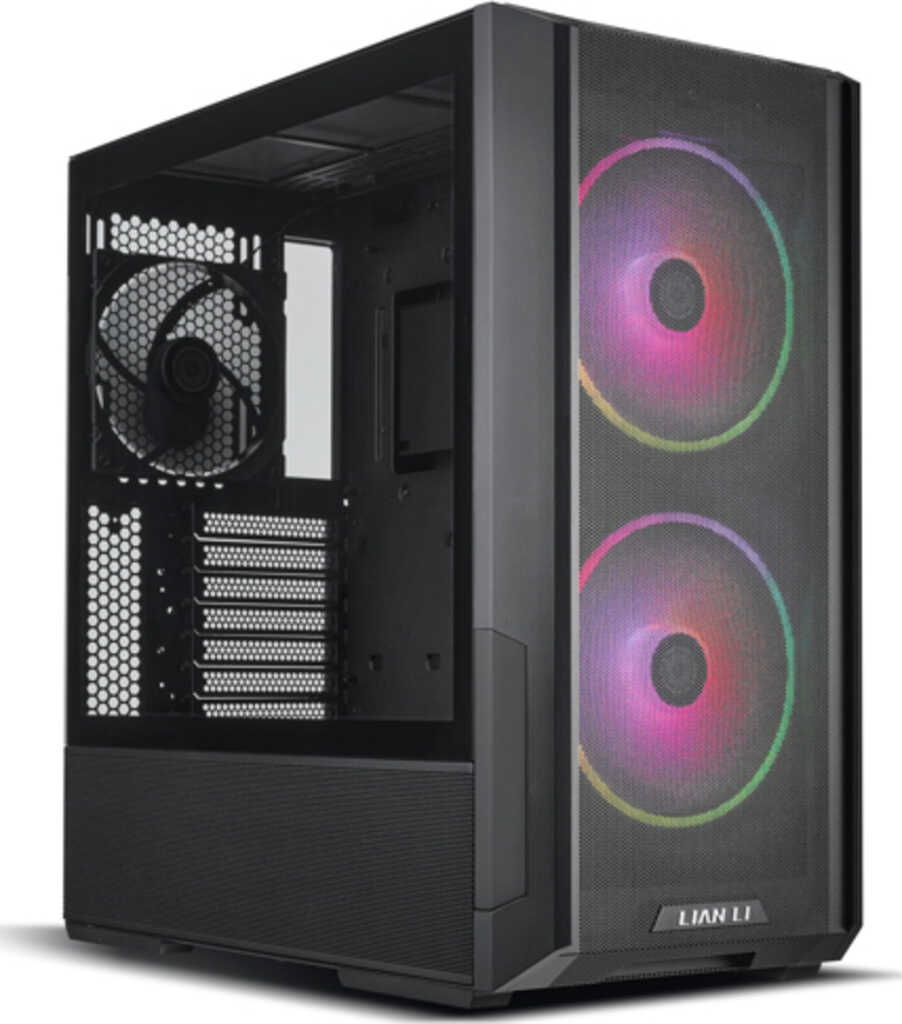 Lian Li LANCOOL 216 RGB&comma; schwarz&comma; Glasfenster
