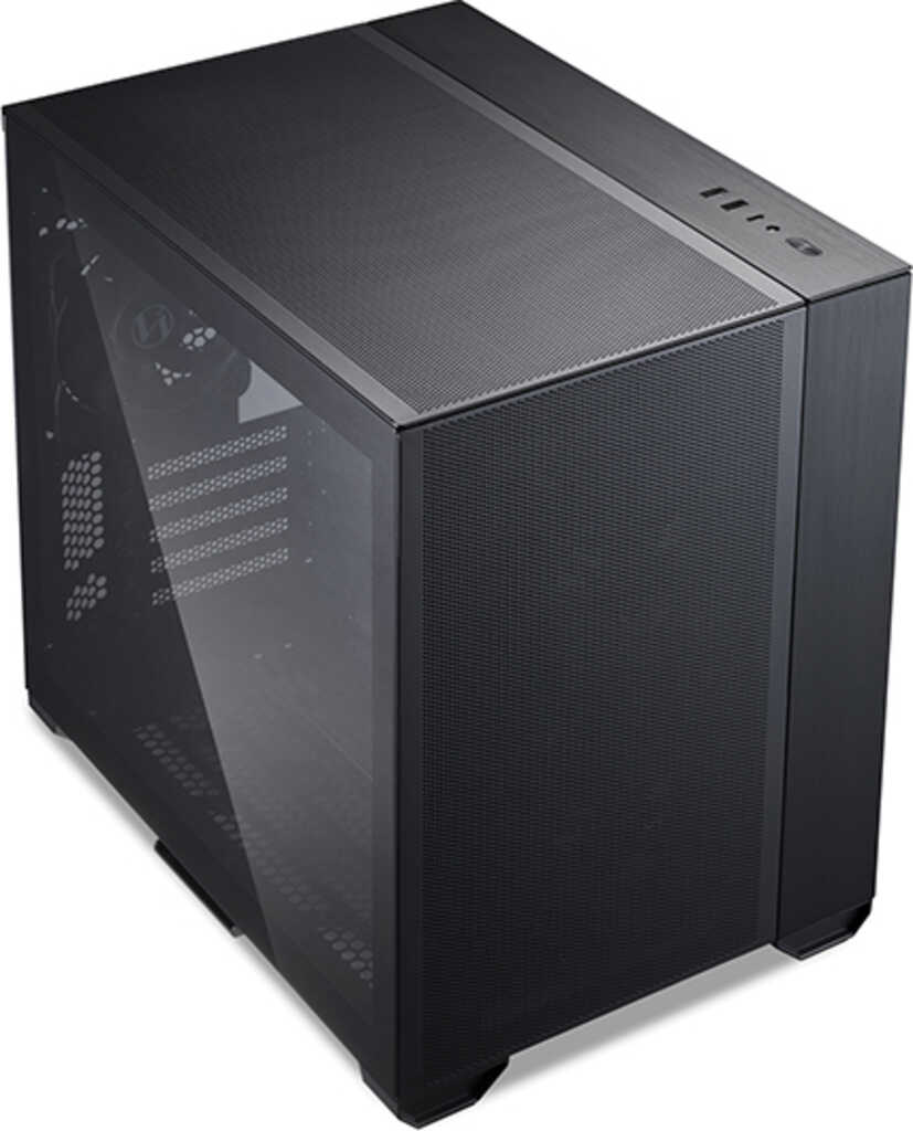 Lian Li O11 Air Mini&comma; schwarz&comma; Glasfenster