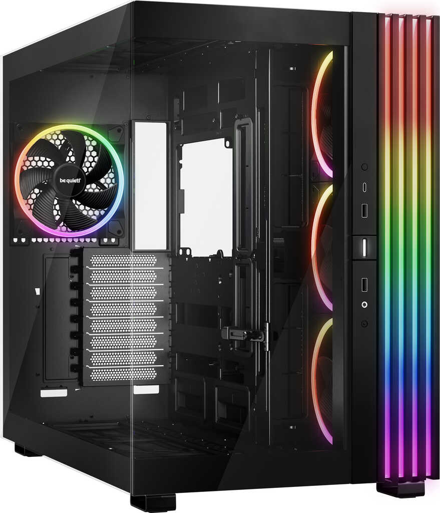 be quiet&excl; Light Base 900 FX Black&comma; schwarz&comma; Glasfenster ATX-MidiTower