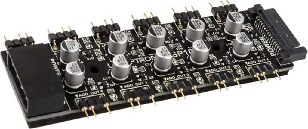 Lamptron SP101 ARGB&comma; Lichtsteuerung 10-fach