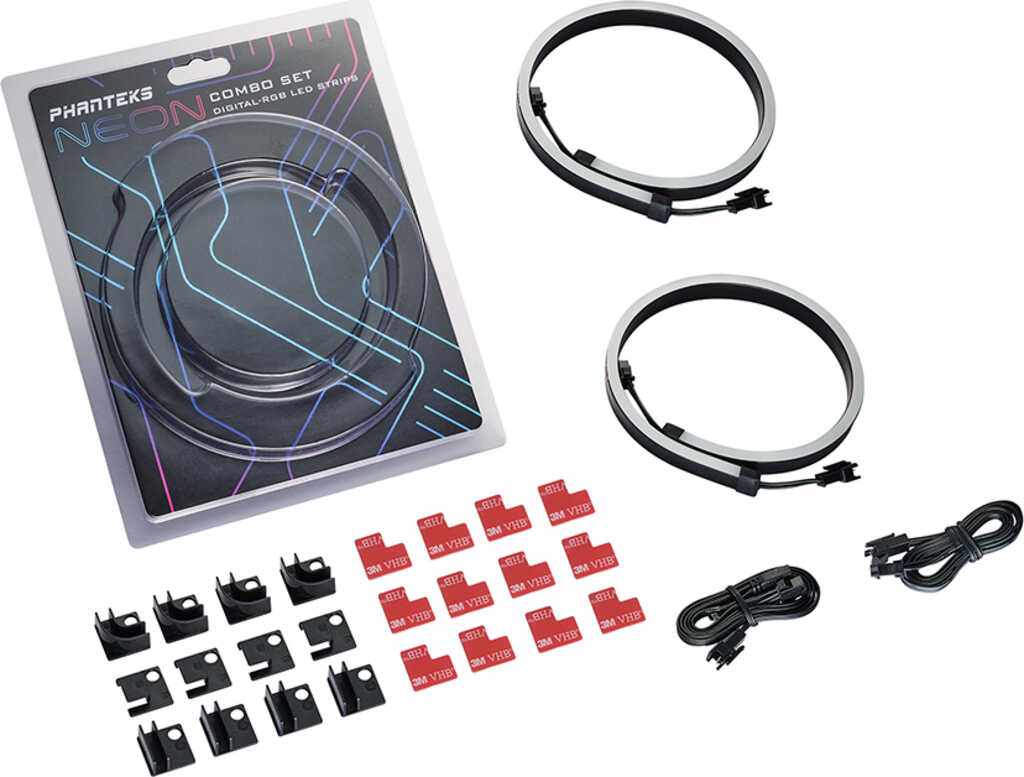 Phanteks Digital RGB Neon LED Kit&comma; 2x 40cm&comma; LED-Streifen