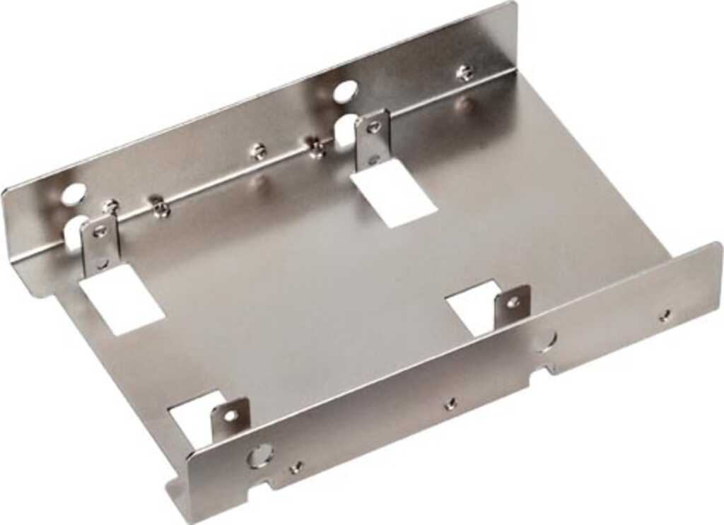 Silverstone SDP08 vernickelt&comma; 2&period;5  Einbauwinkel