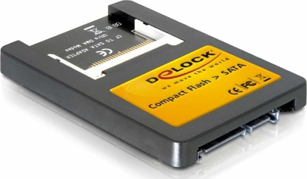 DELOCK 2&period;5 Zoll SATA zu CompactFlashCard