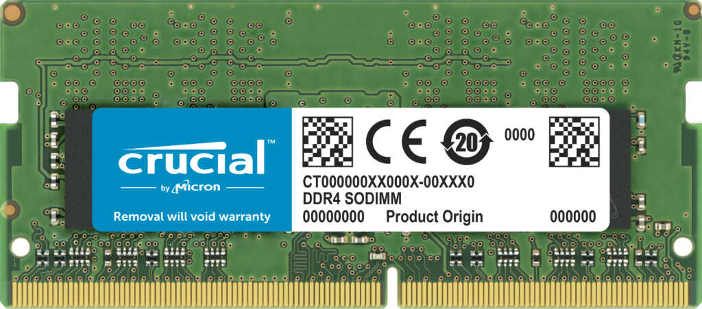 DDR4RAM 32GB DDR4-3200 Crucial SO-DIMM&comma;  CL22-22-22