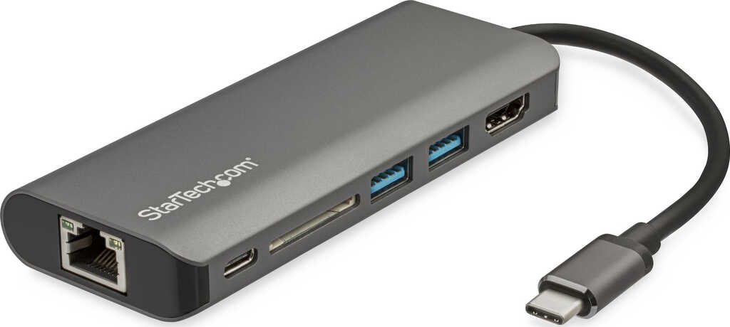 StarTech USB-C Multiport Adapter mit HDMI - SD Kartenleser&comma;